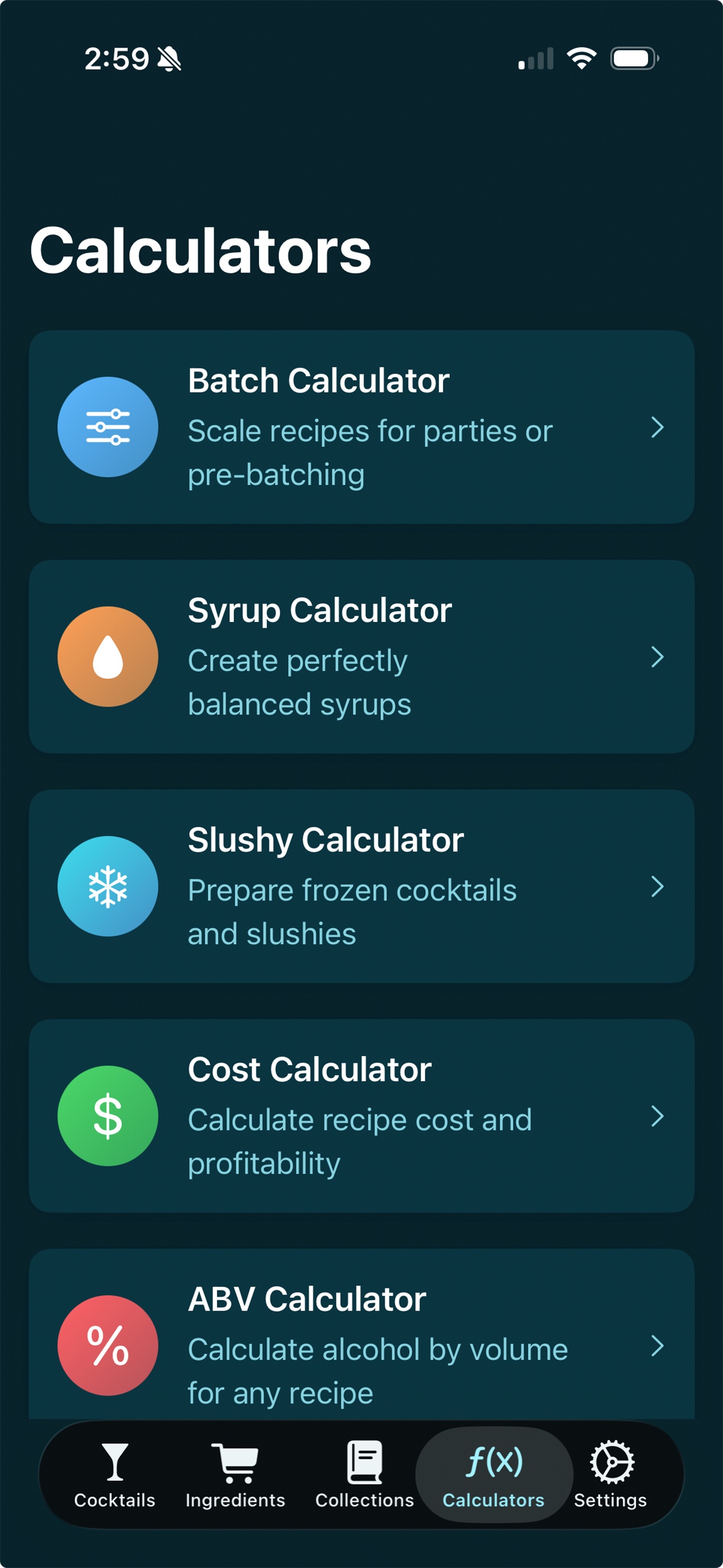 Bevnap Calculators
