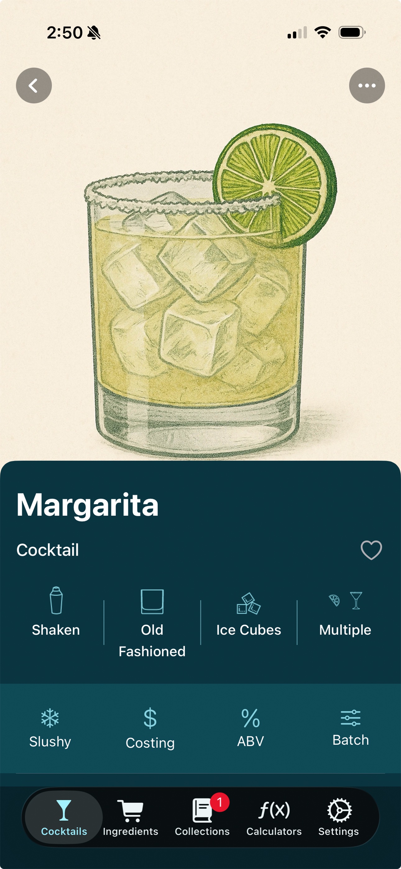Bevnap Recipe view